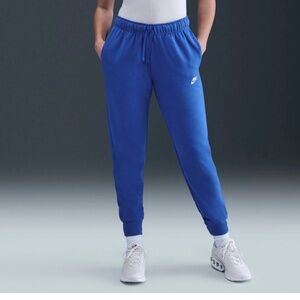 Nike blue 2x mid rise sweatpants